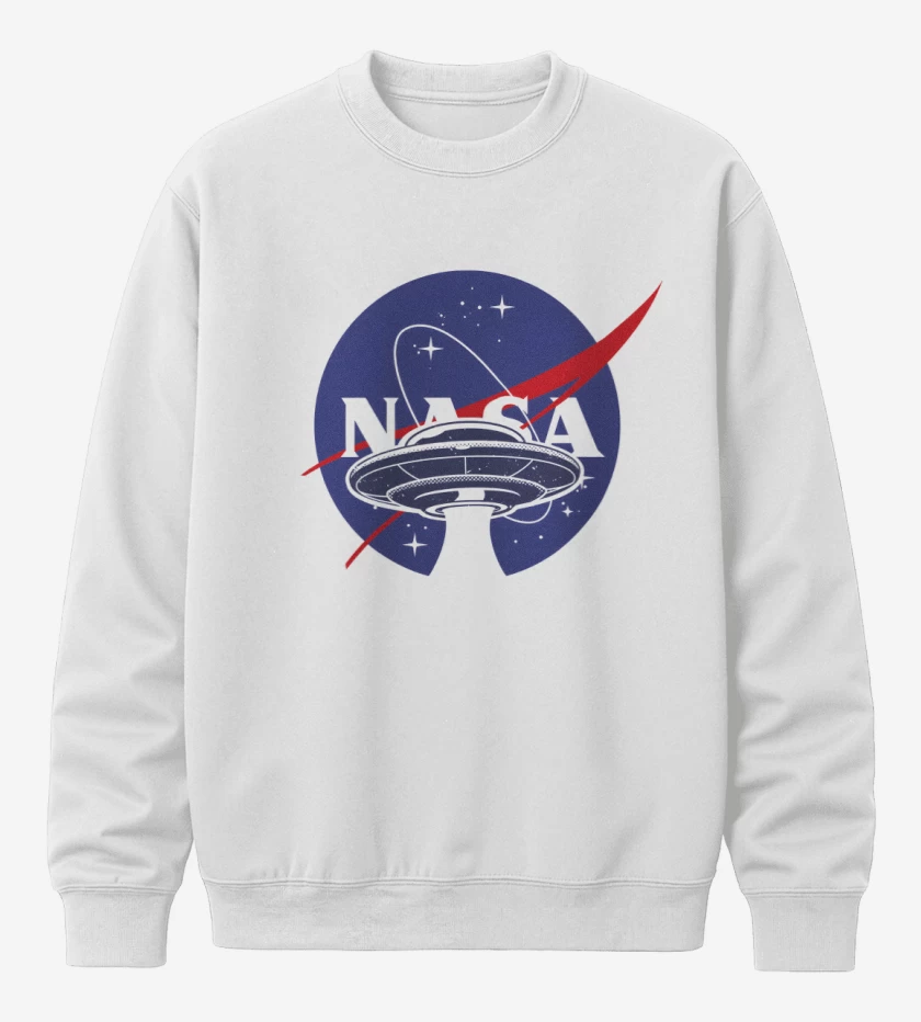 Poleron polo Blanco de Platillo de la Nasa