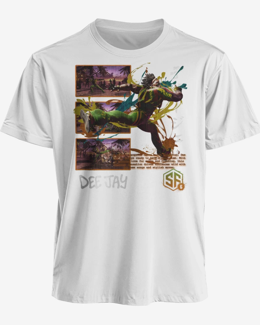 Polera premium Blanco de SF6 Dee Jay 