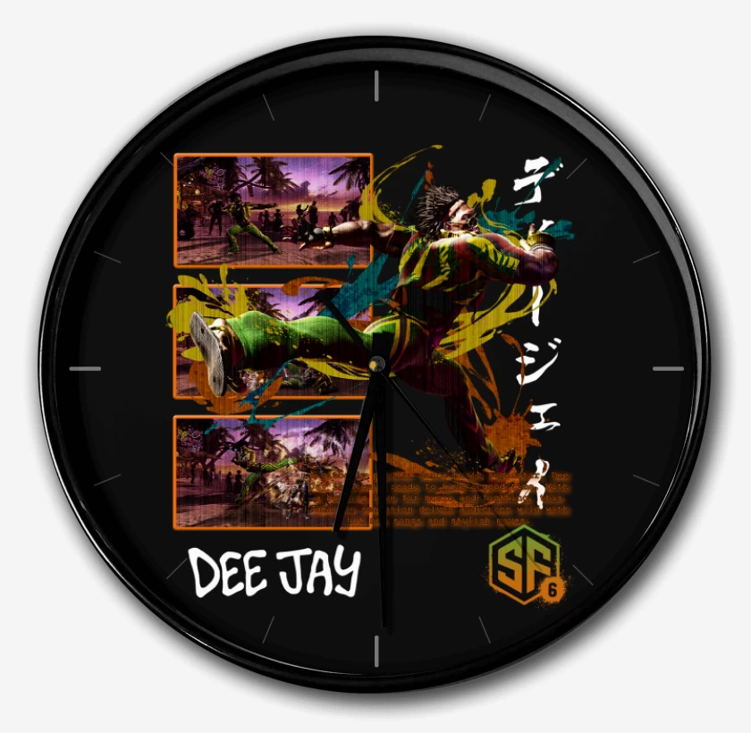 Reloj Negro de SF6 Dee Jay 