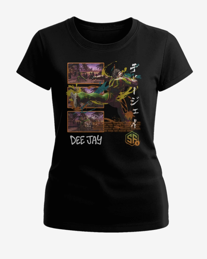 Polera de Mujer Negro de SF6 Dee Jay 