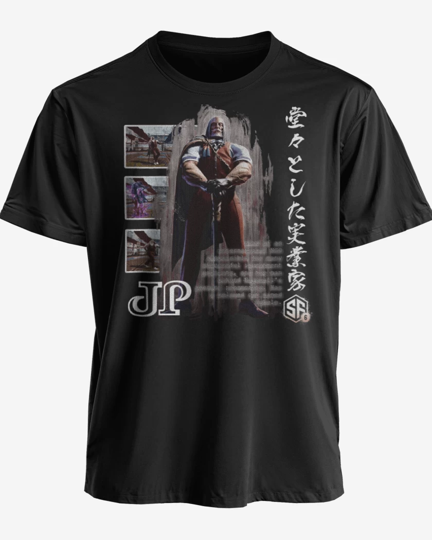 Polera premium Negro de SF6 JP