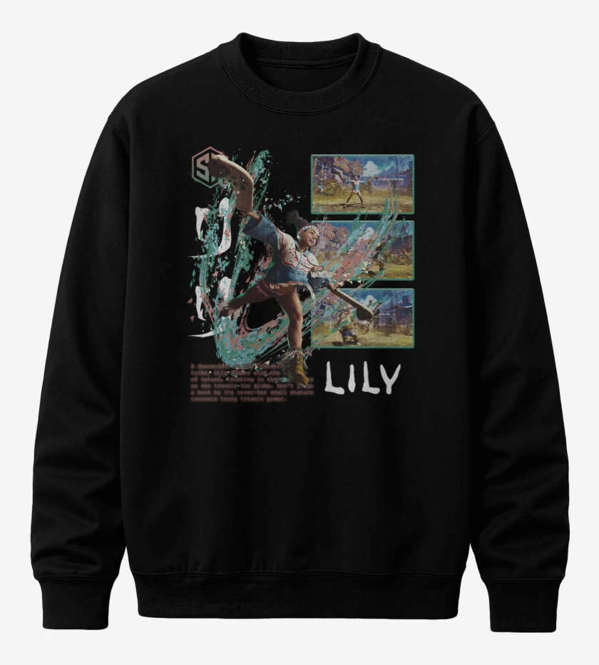 Poleron polo Negro de SF6 Lily
