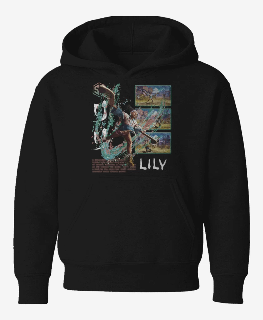 Poleron de niño Negro de SF6 Lily