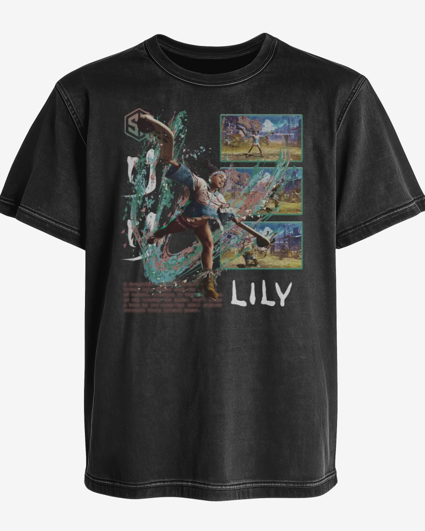 Polera desgastada SF6 Lily