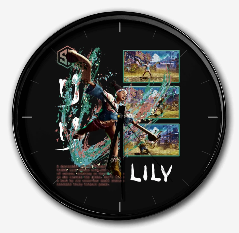 Reloj Negro de SF6 Lily