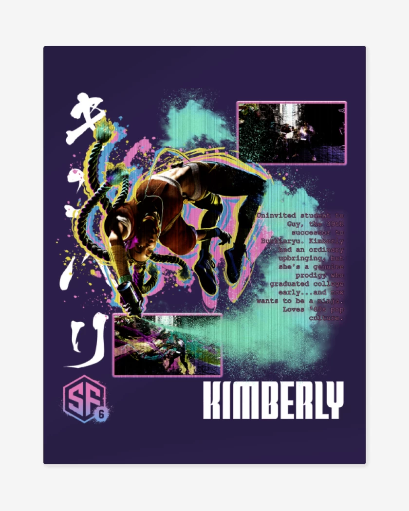 Print metalico Morado de SF6 Kimberly
