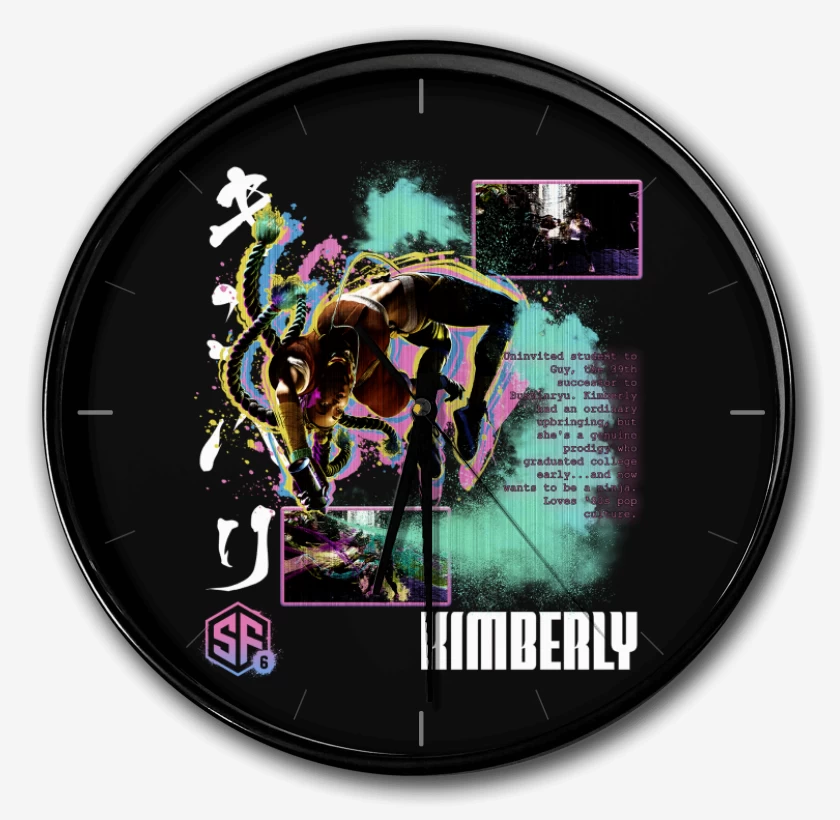 Reloj Negro de SF6 Kimberly