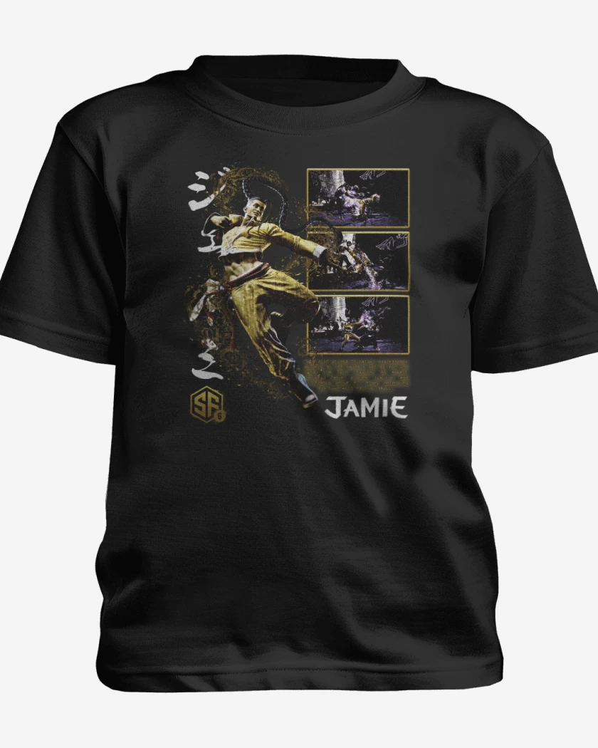 Polera de niño Negro de SF6 Jamie 