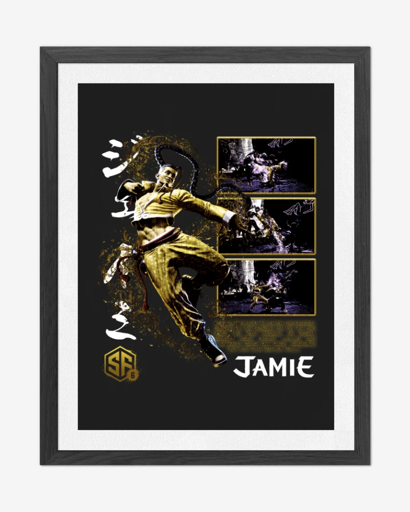 Cuadro decorativo Negro de SF6 Jamie 