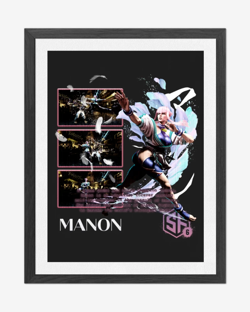 Cuadro decorativo Negro de SF6 Manon