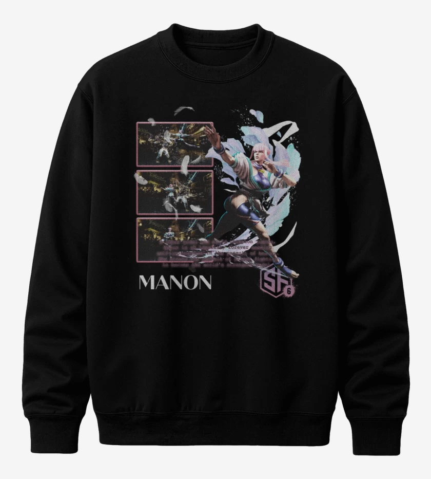 Poleron polo Negro de SF6 Manon