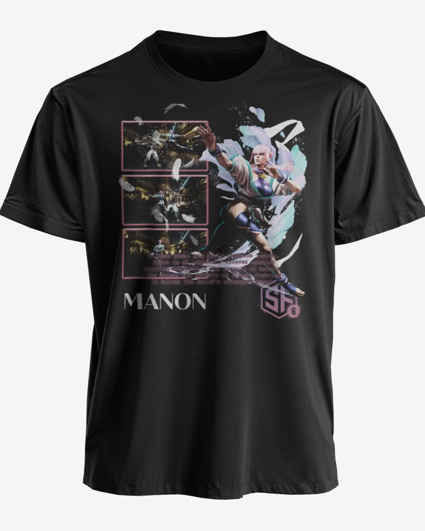 Polera premium Negro de SF6 Manon