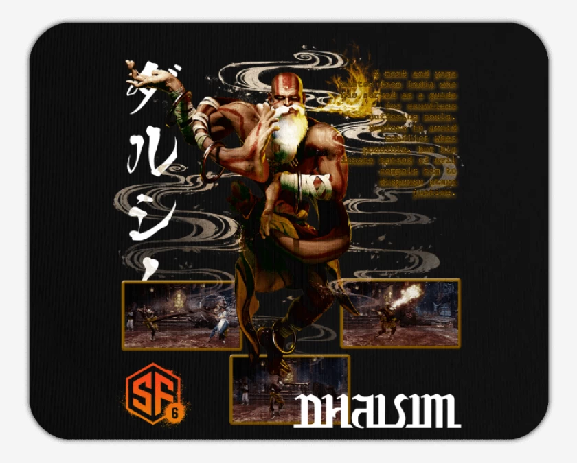 Mousepad SF6 Dhalsim