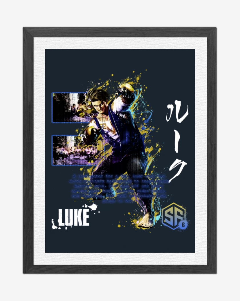 Cuadro decorativo Azul Marino de SF6 Luke