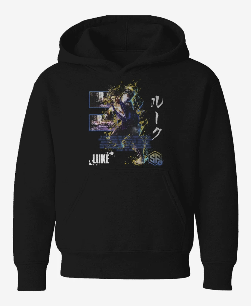 Poleron de niño Negro de SF6 Luke