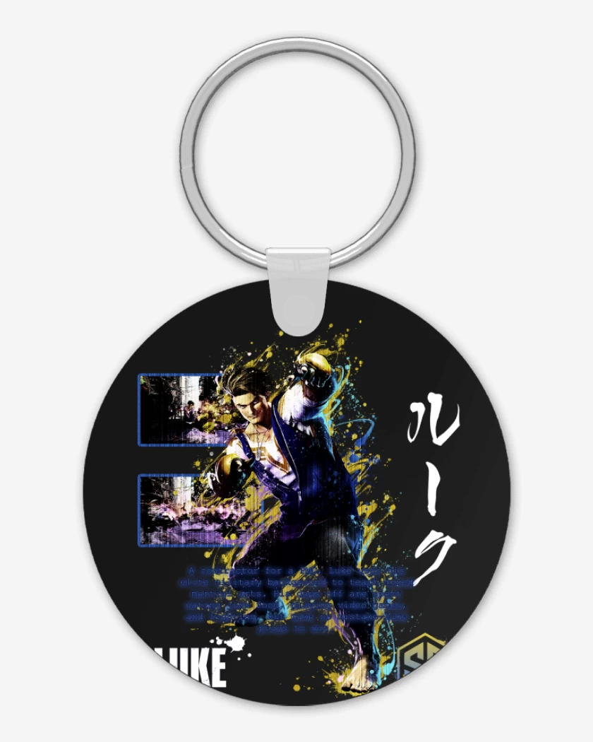 Llavero Negro de SF6 Luke