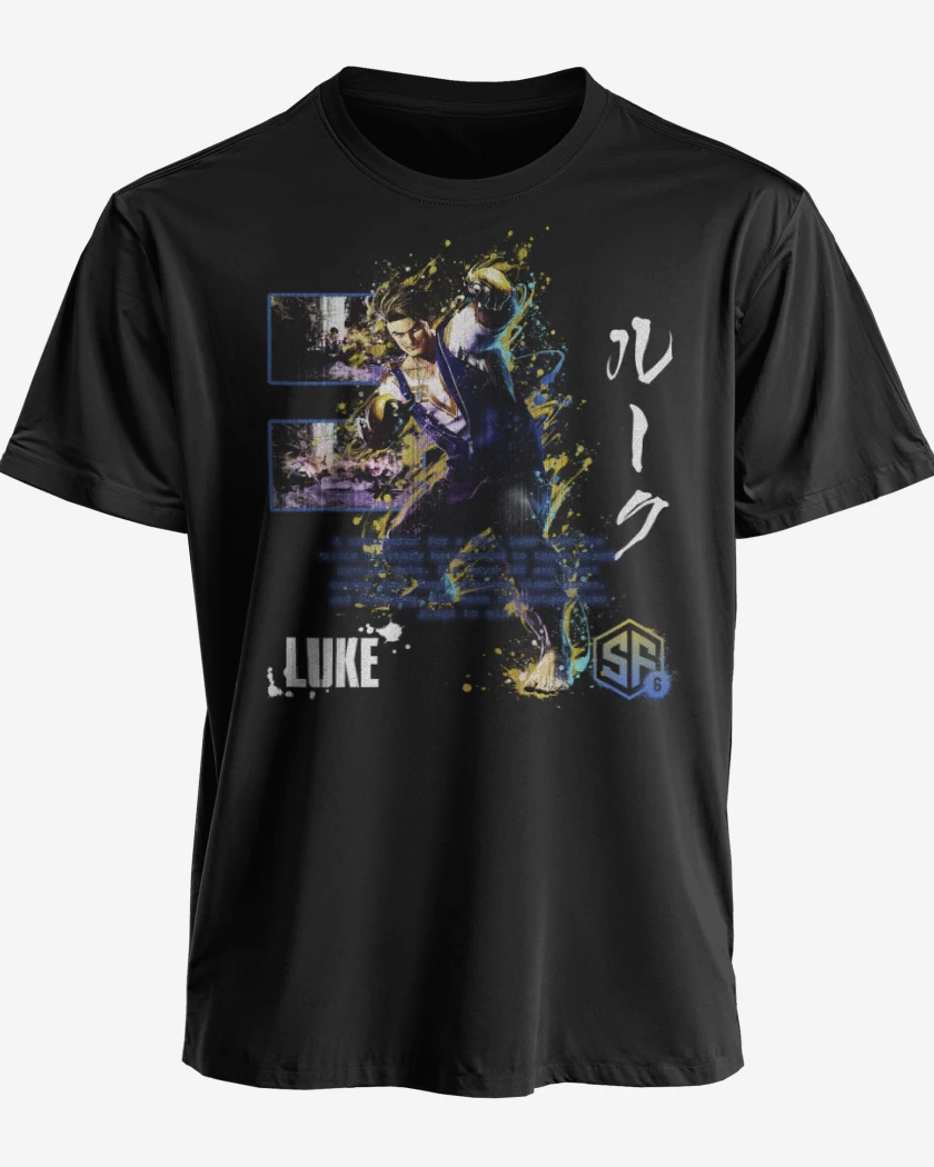Polera premium Negro de SF6 Luke