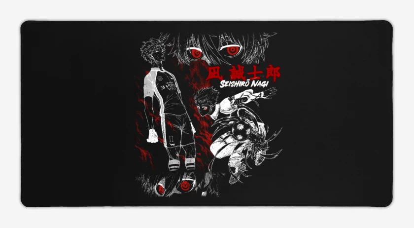 Mouse pad Gamer Negro de Nagi