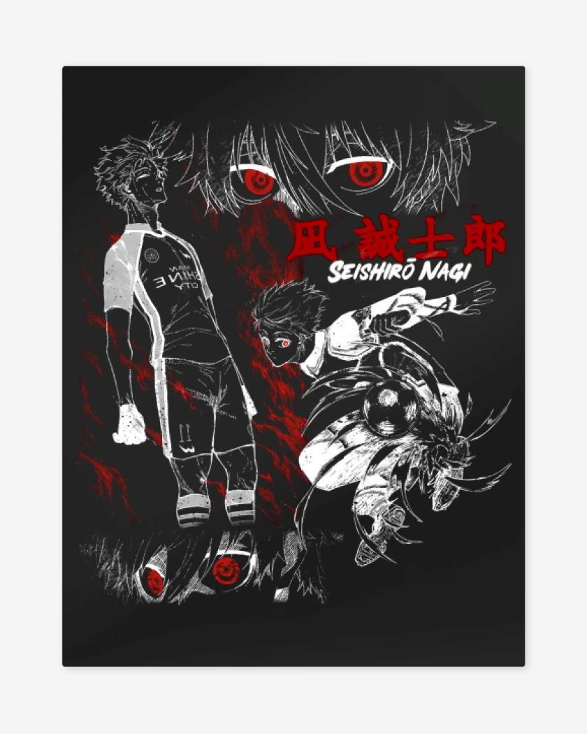 Print metalico Negro de Nagi