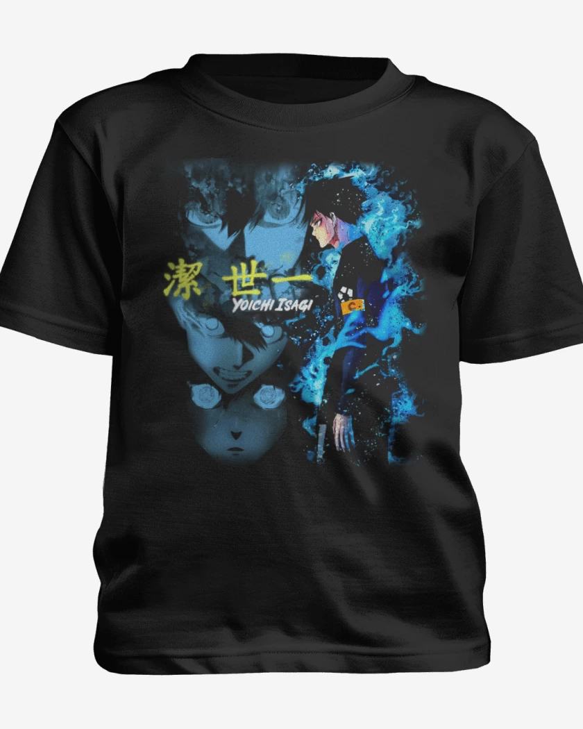 Polera de niño Negro de isagi yoichi