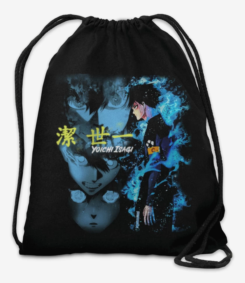Mochila Negro de isagi yoichi