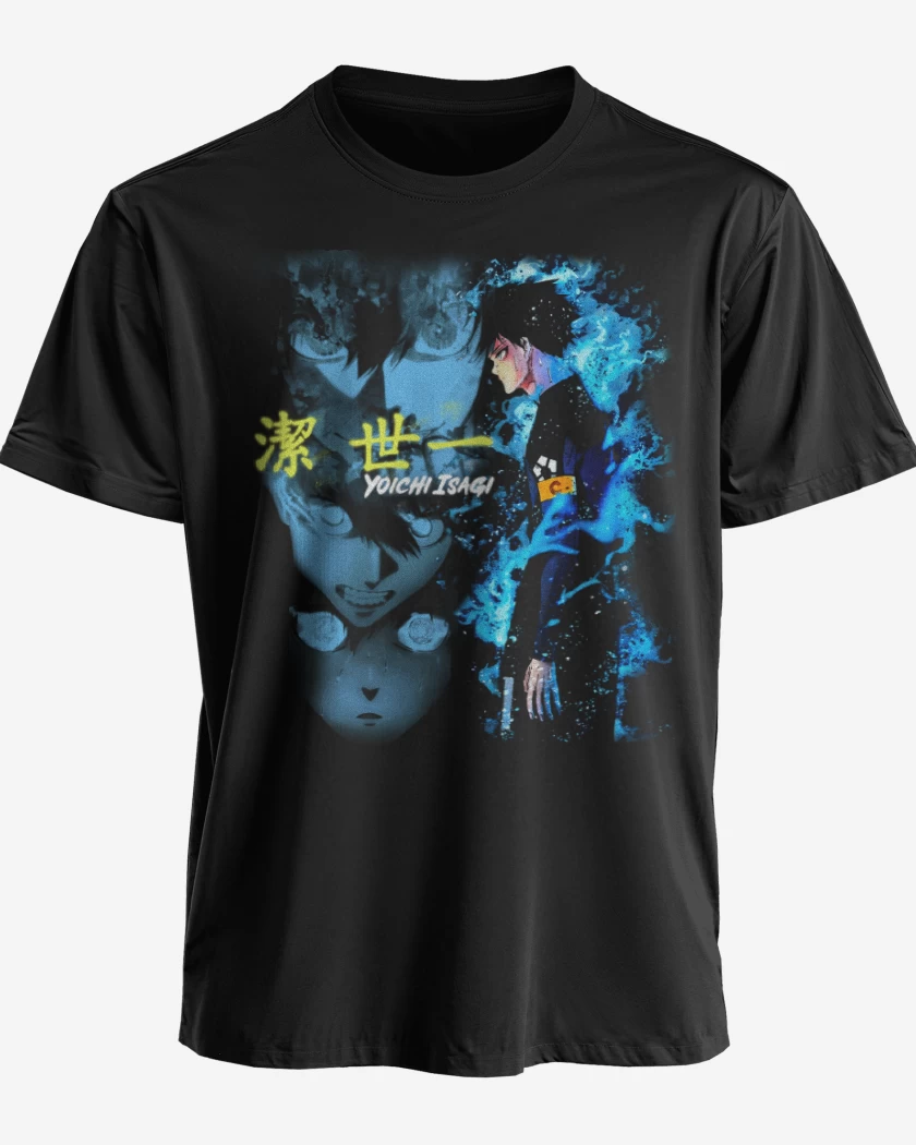 Polera premium Negro de isagi yoichi