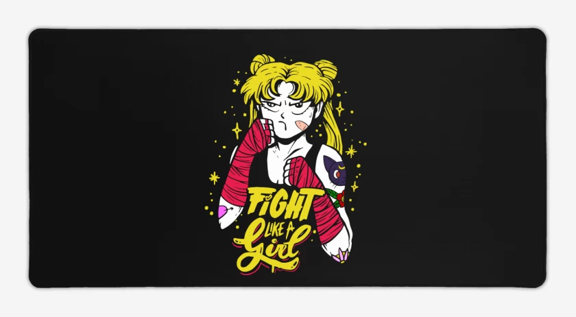 Mouse pad Gamer Serena Fight Like a Girl