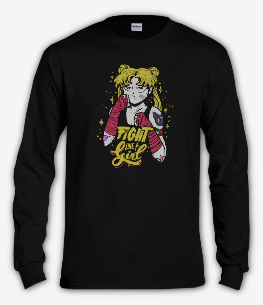 Polera manga larga Serena Fight Like a Girl