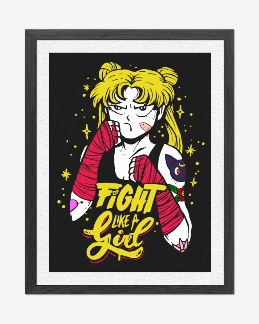 Cuadro decorativo Serena Fight Like a Girl