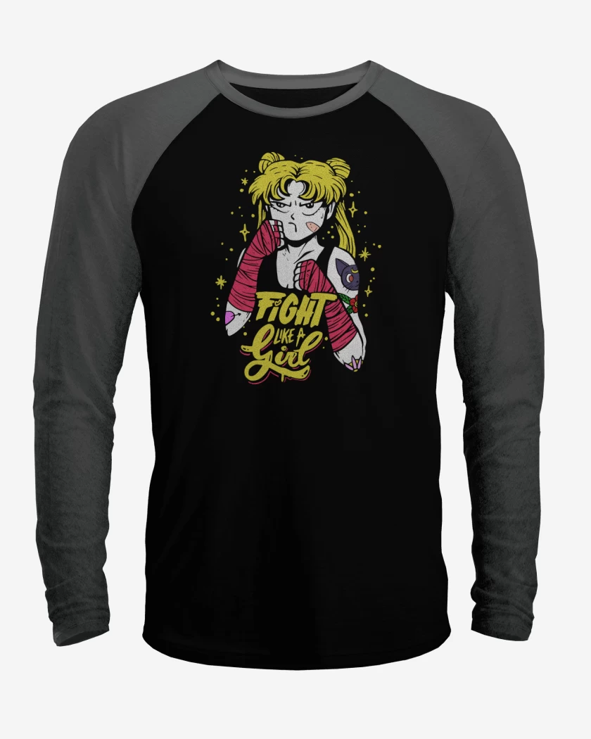 Polera Raglan Serena Fight Like a Girl