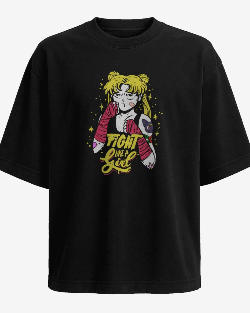 Polera Oversize Serena Fight Like a Girl