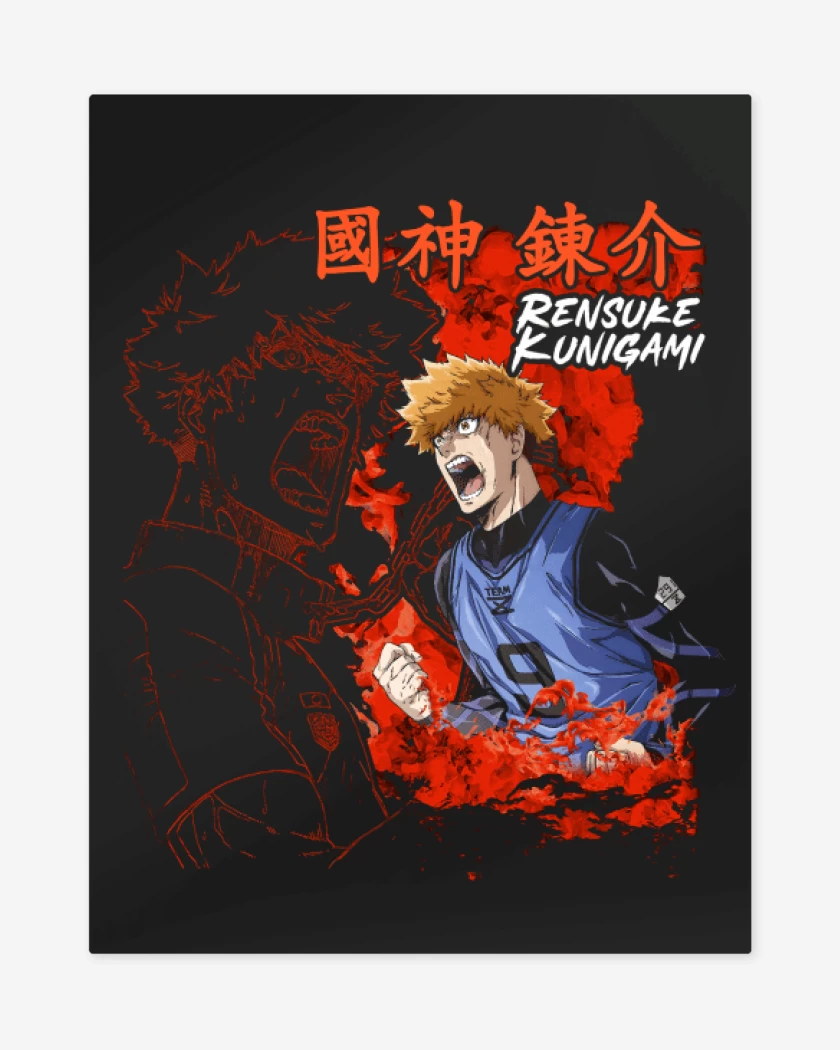 Print metalico Negro de Rensuke Kunigami