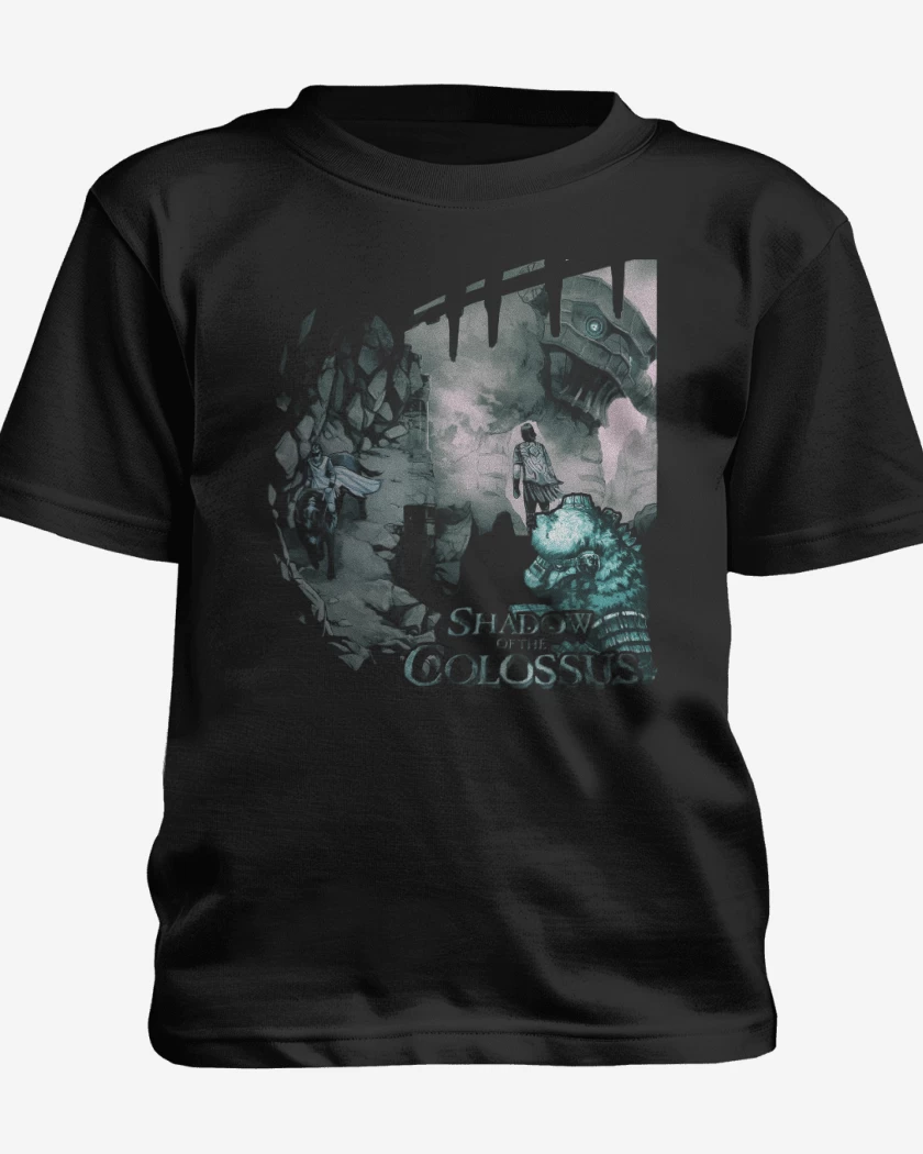Polera de niño Negro de Shadow of the colossus ps4