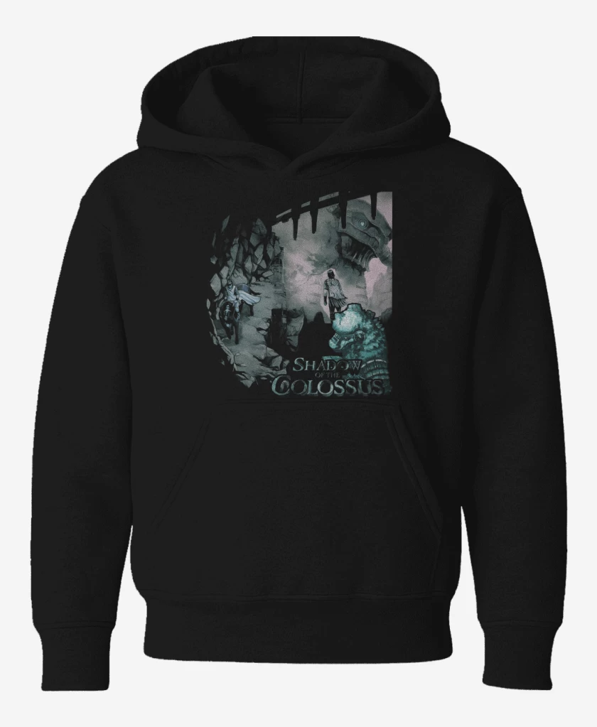 Poleron de niño Negro de Shadow of the colossus ps4