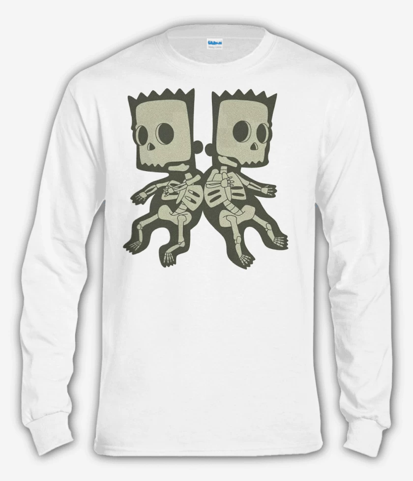 Polera manga larga Blanco de Bart & Hugo