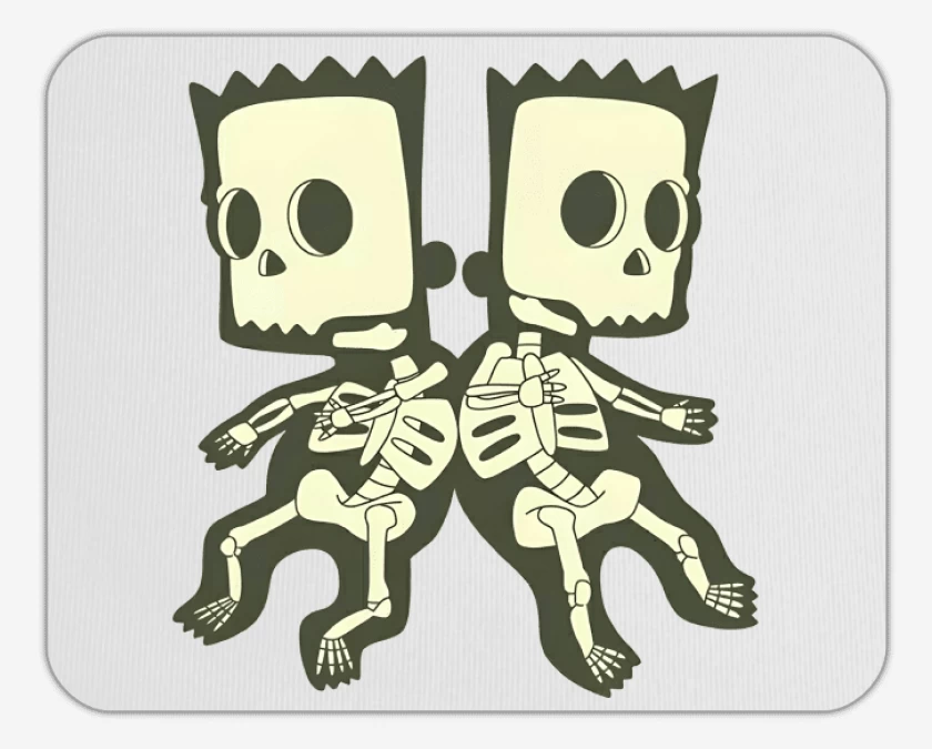 Mousepad Bart & Hugo