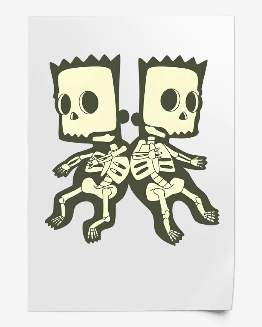 Print Blanco de Bart & Hugo