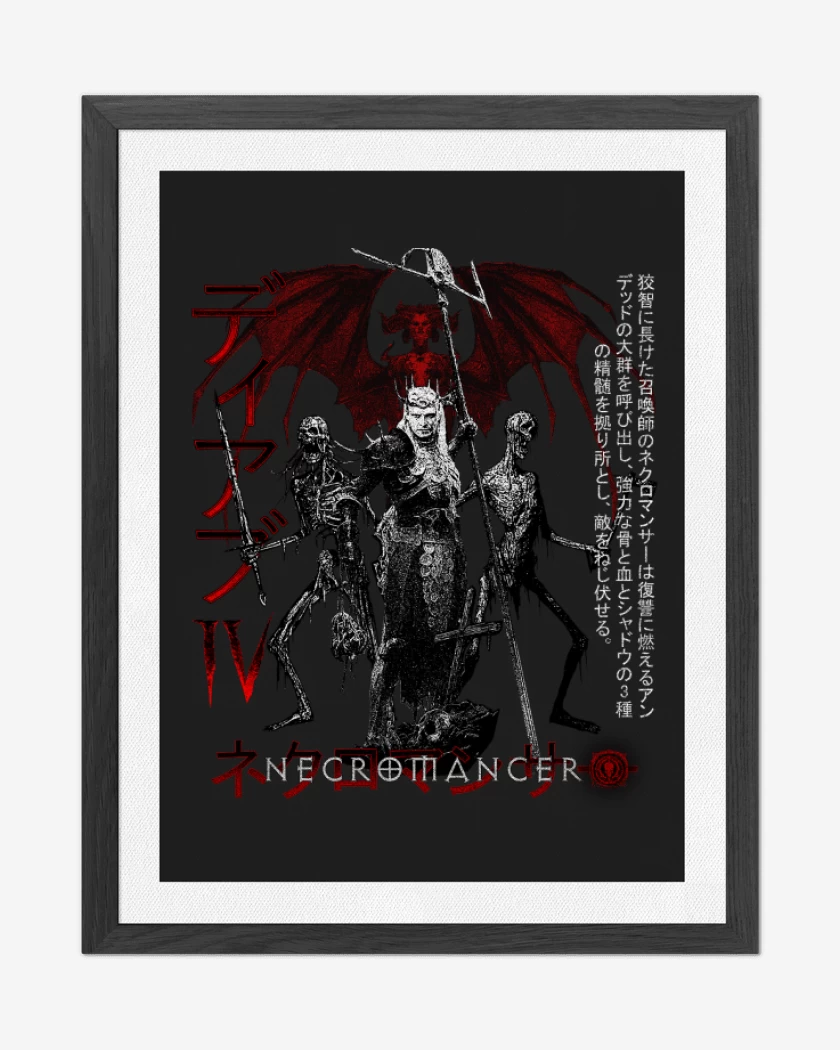 Cuadro decorativo Negro de DIV Necromancer