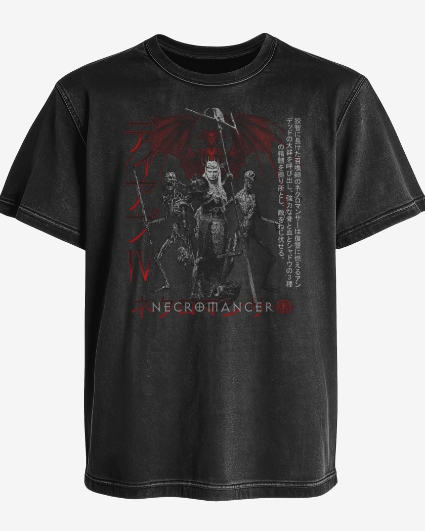 Polera desgastada DIV Necromancer