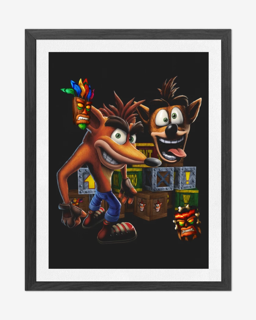 Cuadro decorativo Bandicoot Full color