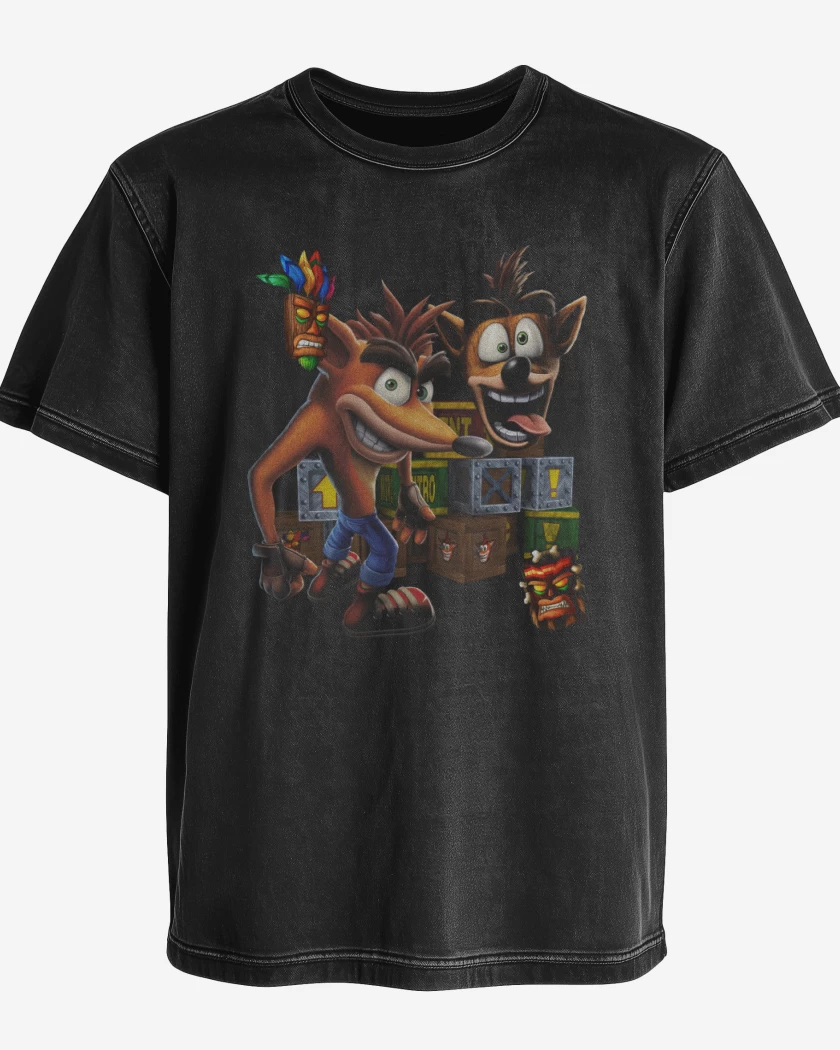 Polera desgastada Bandicoot Full color