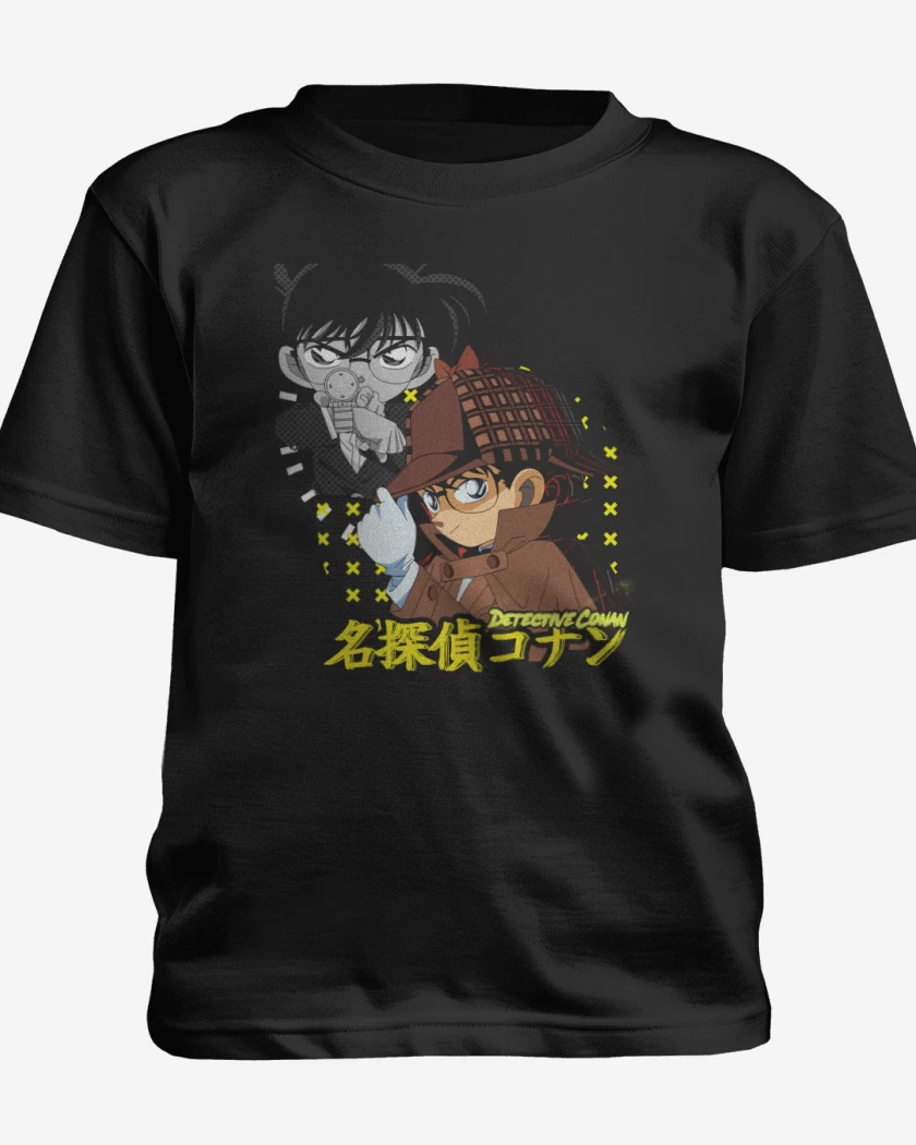 Polera de niño Negro de Detective Conan