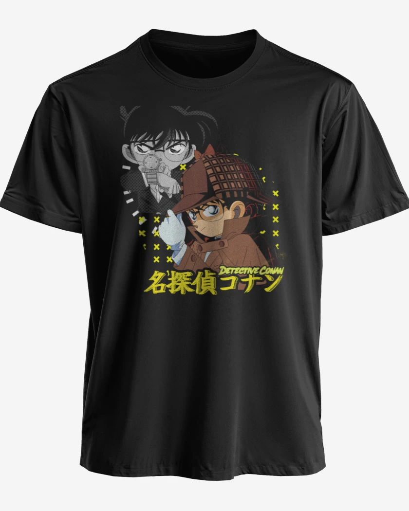 Polera premium Negro de Detective Conan