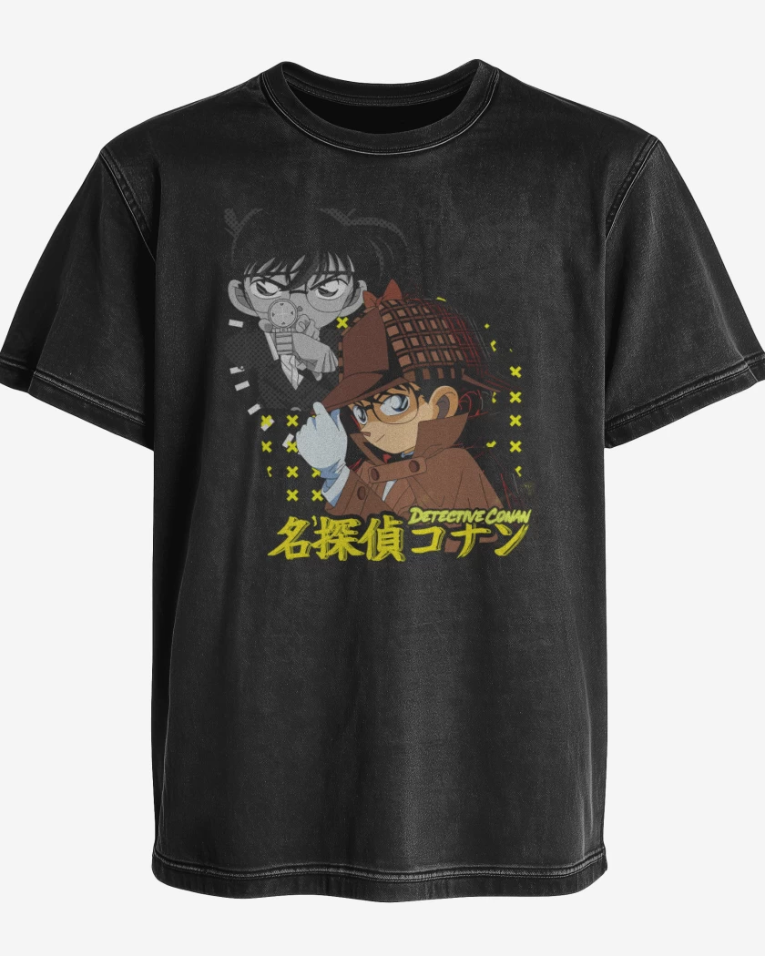Polera desgastada Detective Conan