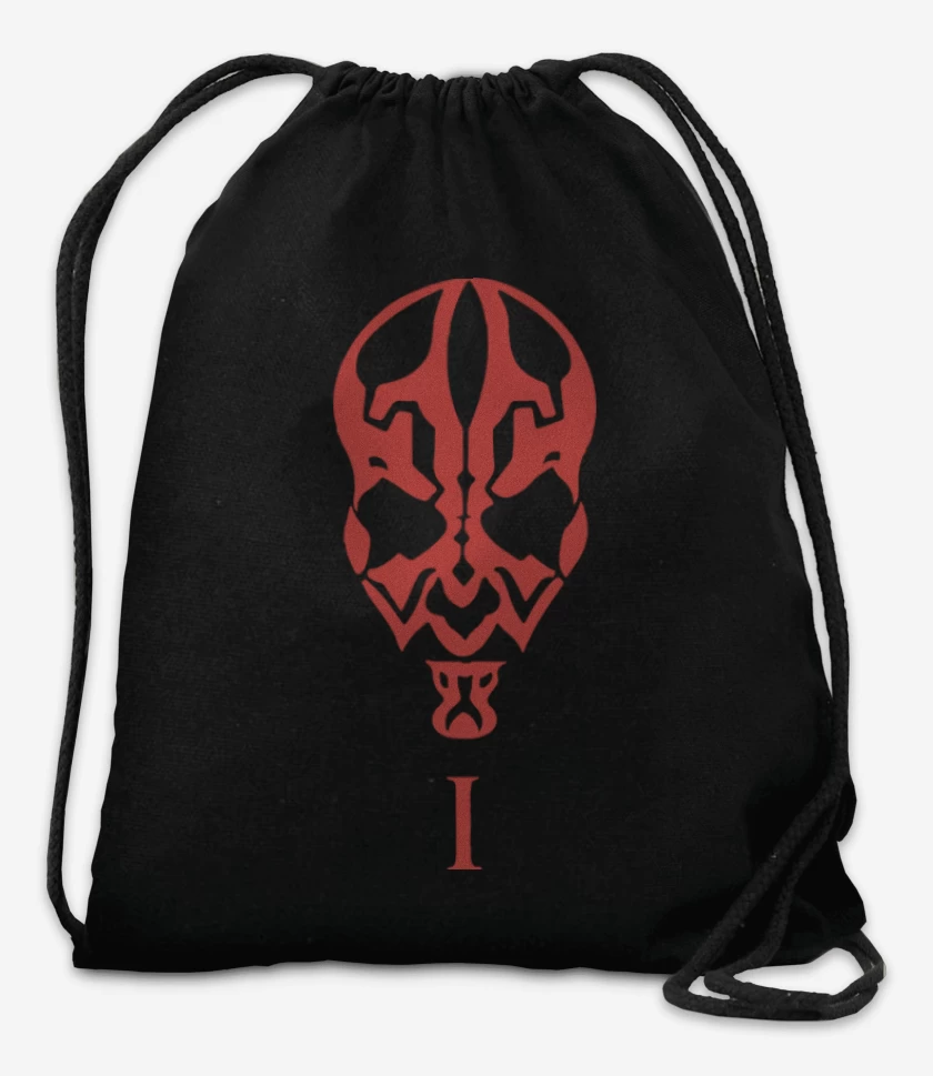 Mochila Negro de Darth maul