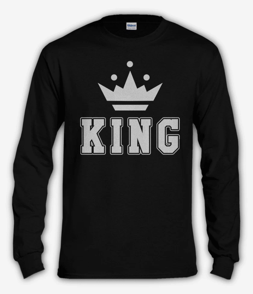 Polera manga larga Negro de King