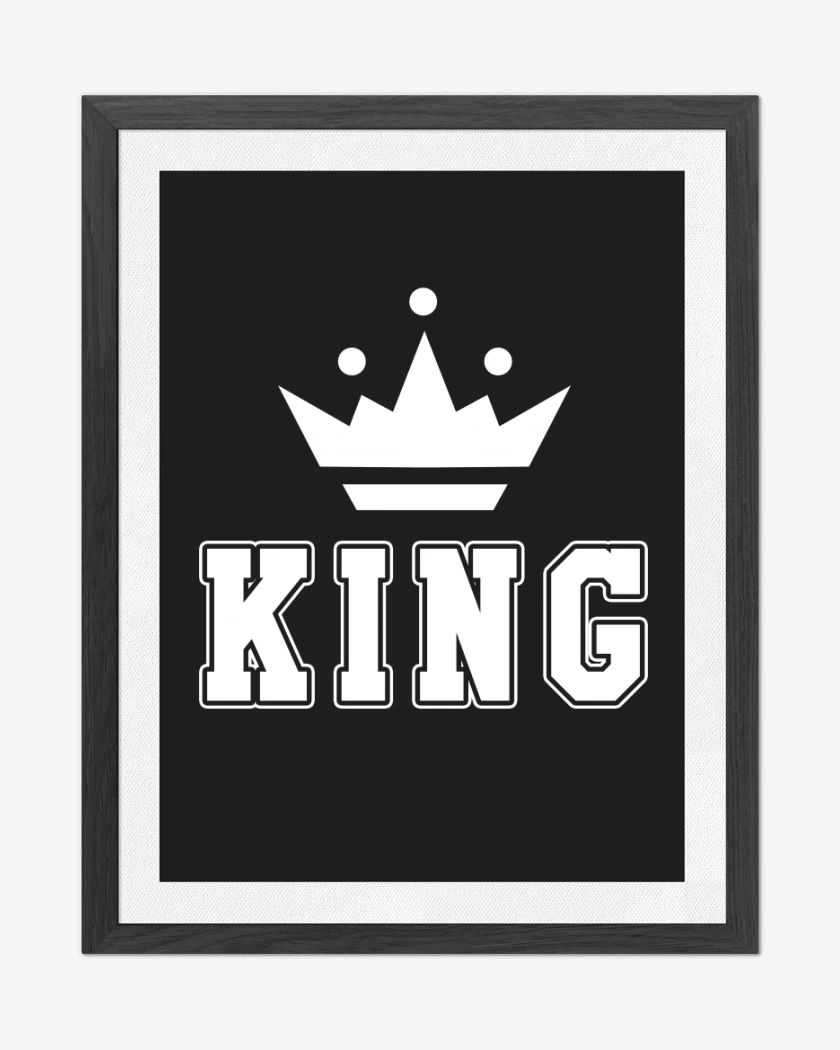 Cuadro decorativo Negro de King