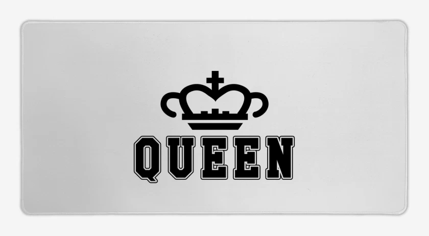 Mouse pad Gamer Blanco de Queen