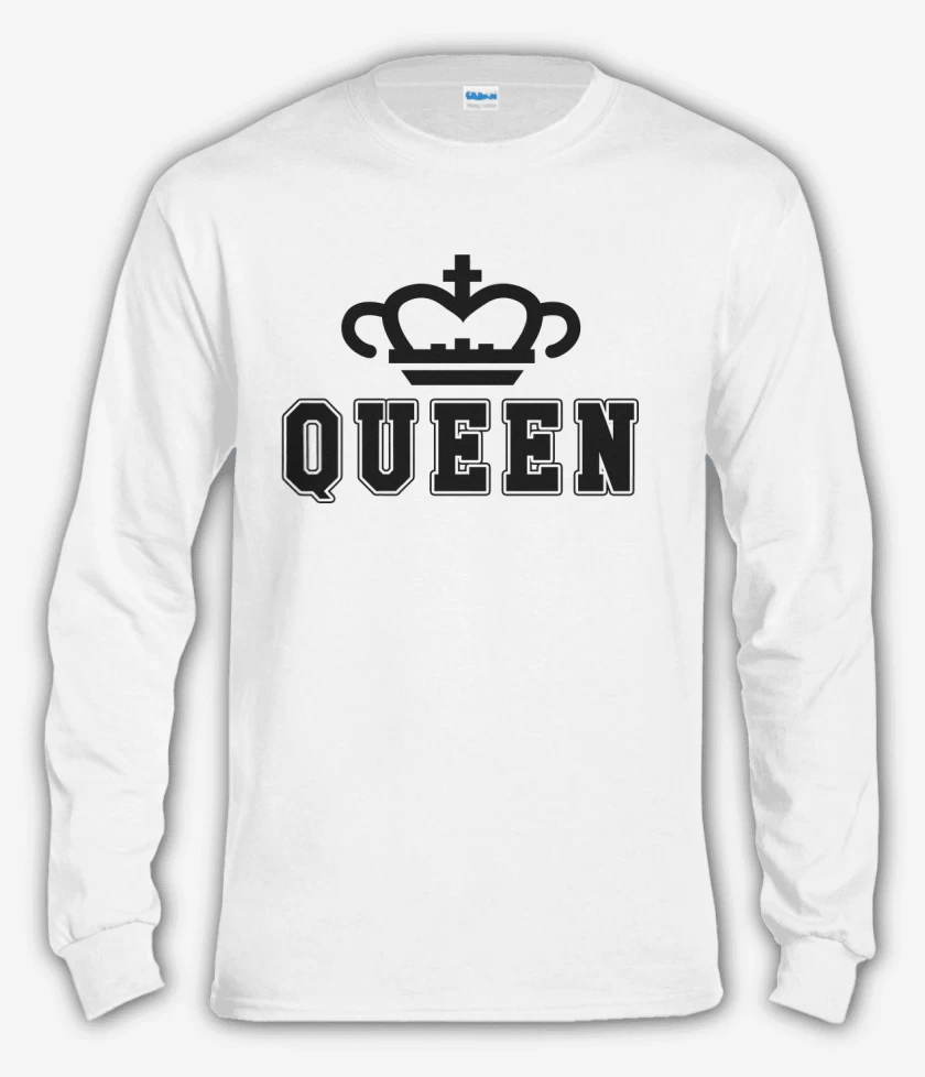 Polera manga larga Blanco de Queen