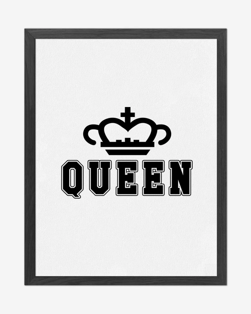 Cuadro decorativo Blanco de Queen